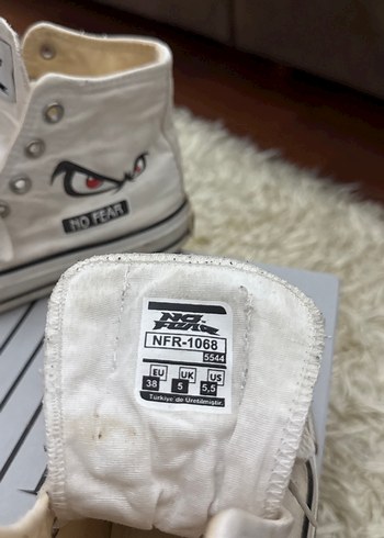 37 Beden Beyaz converse çocuk spor ayakkabısı