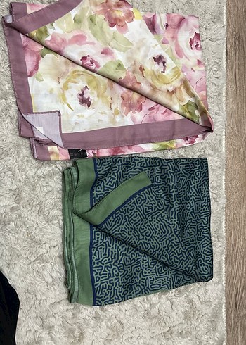 Kadın Çok Renkli Bohem Desenli Şal - Görsel 2