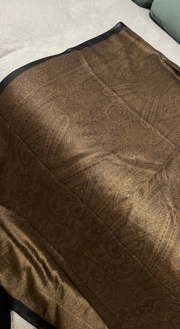 Kahverengi Kadın Şal - Görsel 4