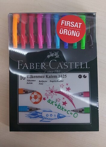 Faber Castel 10'lu tükenmez kalem seti