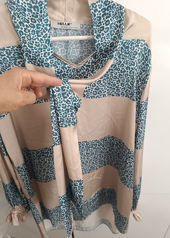 Camel Renkli leopar Desenli Uzun Kesim - Görsel 5