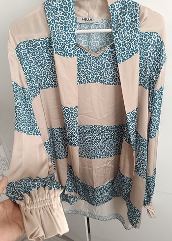 Camel Renkli leopar Desenli Uzun Kesim - Görsel 6