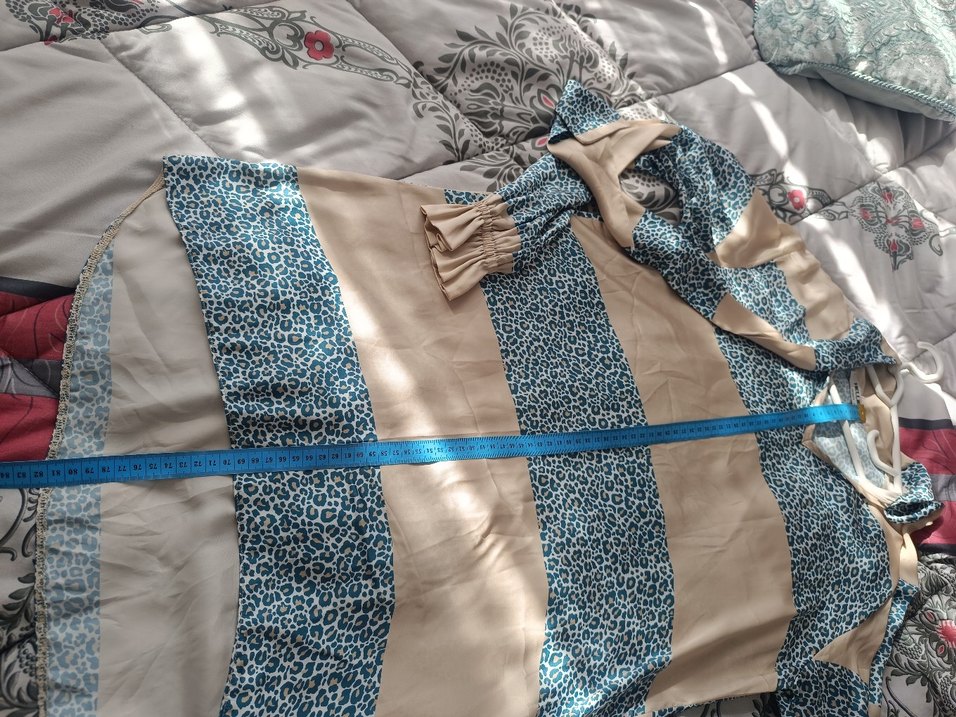 Camel Renkli leopar Desenli Uzun Kesim - Görsel 2