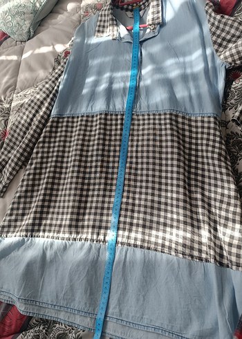 Düğmeli Kot Gömlek Kadın ASME - Görsel 4