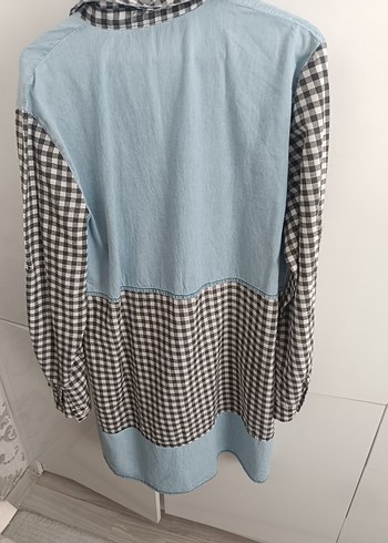 Düğmeli Kot Gömlek Kadın ASME - Görsel 5