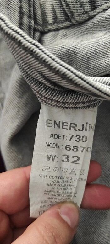 32 Beden Erkek kot