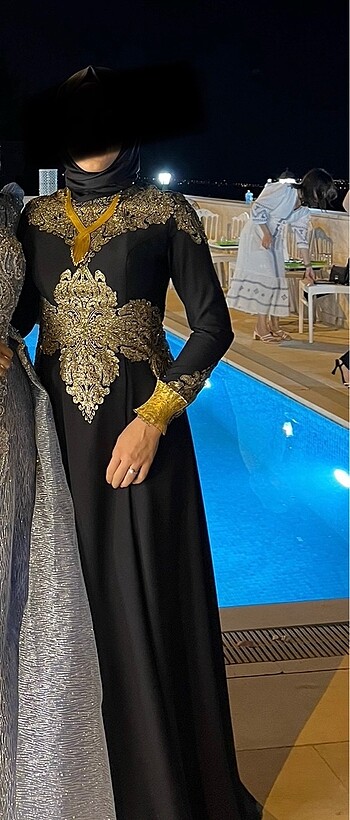 Abiye elbise siyah