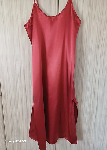 Çiçek Desenli Uzun Kadın sabahlık ve gecelik 2 parça - Görsel 5