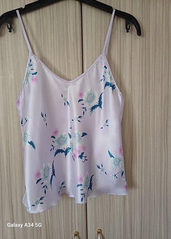 Uzun Mor Tie-Dye Kadın 5 parça gecelik takımı - Görsel 10