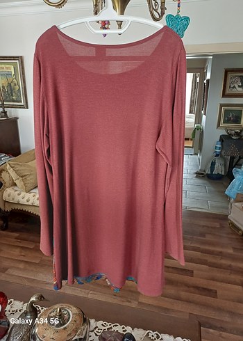 Bohem Desenli Uzun Kollu Kadın Tunik - Görsel 4