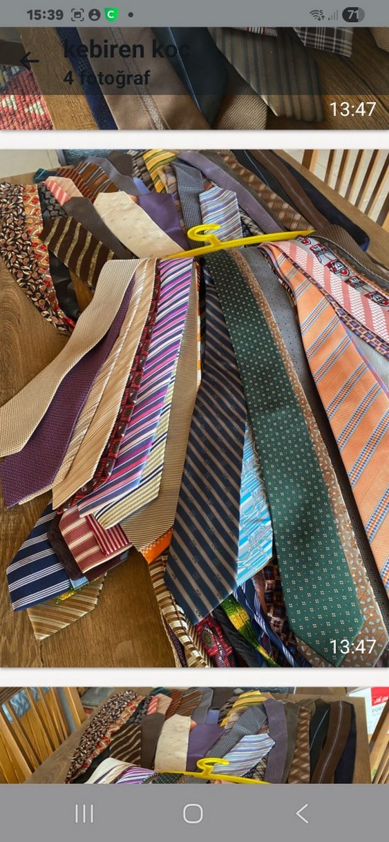 Erkek Çok Renkli İş Kravatları - Görsel 4