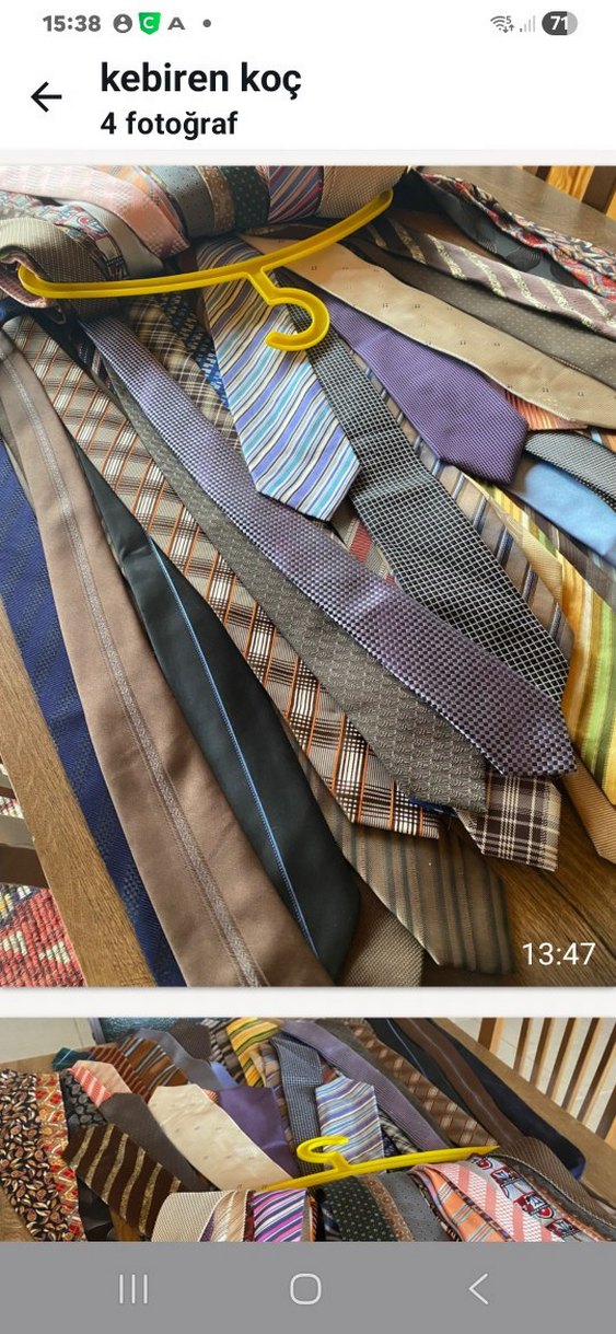 Erkek Çok Renkli İş Kravatları - Görsel 5