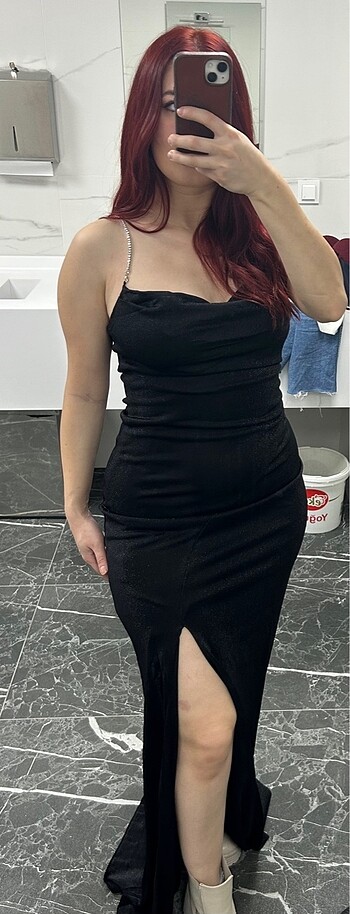 Simli elbise