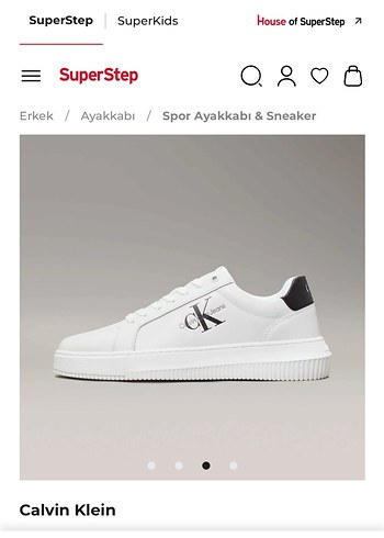 Calvin Klein Calvin Klein Beyaz Platform Sneakers