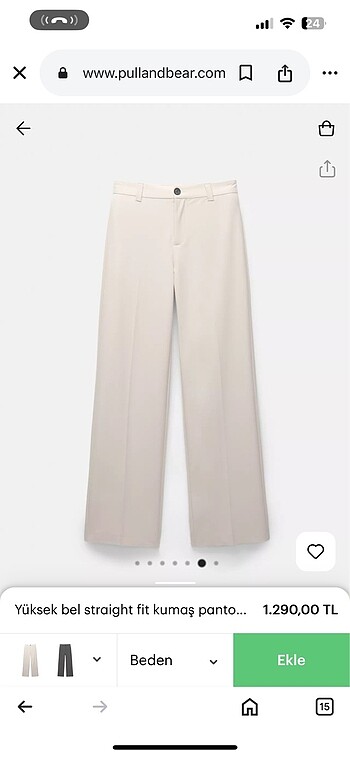 Pullbear pantalon
