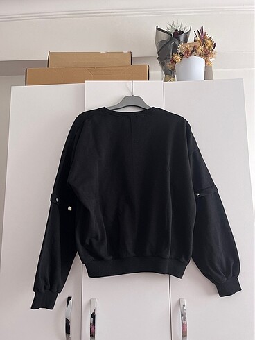 Siyah Sweatshirt - Görsel 2