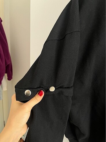 Siyah Sweatshirt - Görsel 7