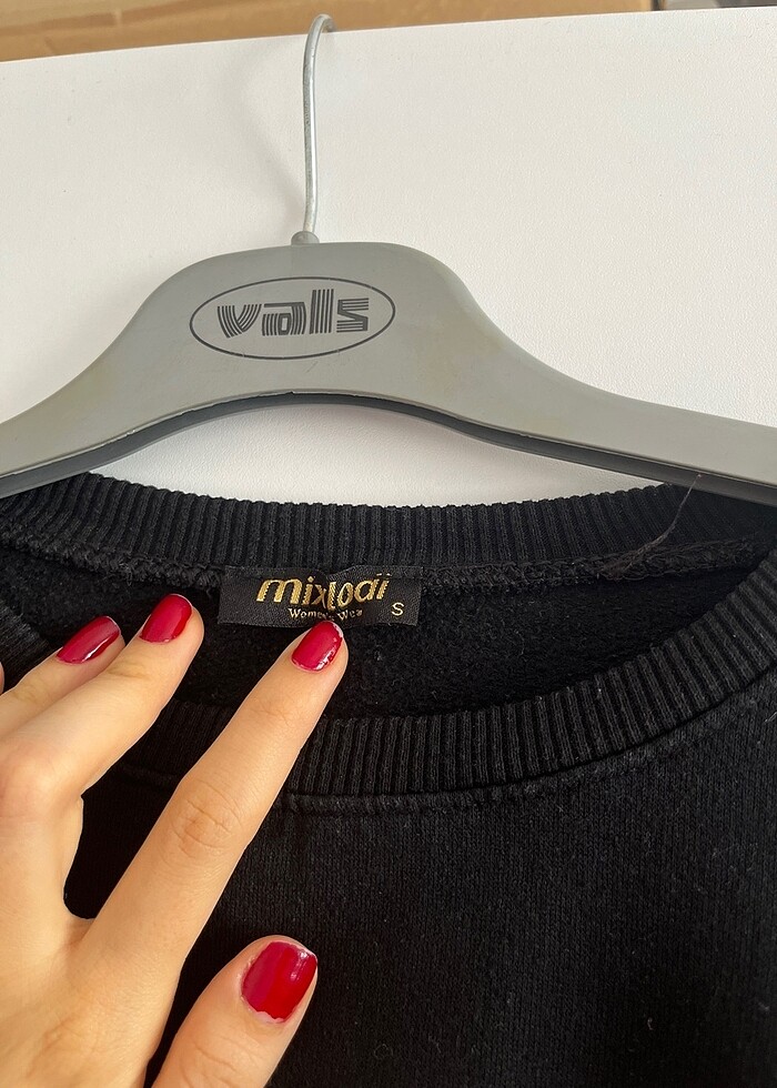 Siyah Sweatshirt - Görsel 4