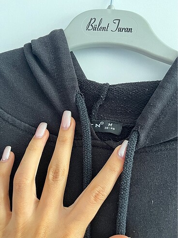 m Beden Siyah Sweatshirt