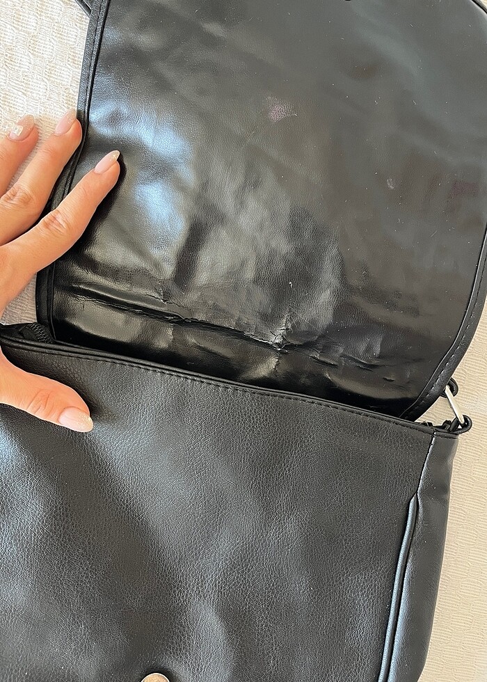 Siyah Omuz Çantası - Görsel 4