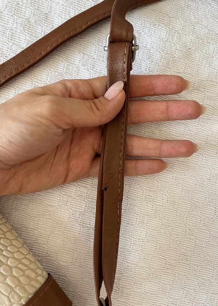 Bej Rengi Omu Çantası - Görsel 5