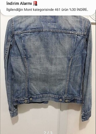 s Beden mavi Renk Levis kot ceket.s beden