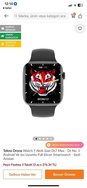 Smart Watch 7 Akıllı Saat