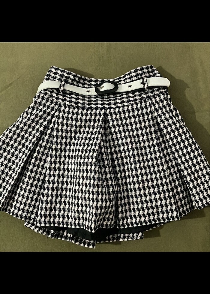 Pitikareli çocuk etek - Görsel 2