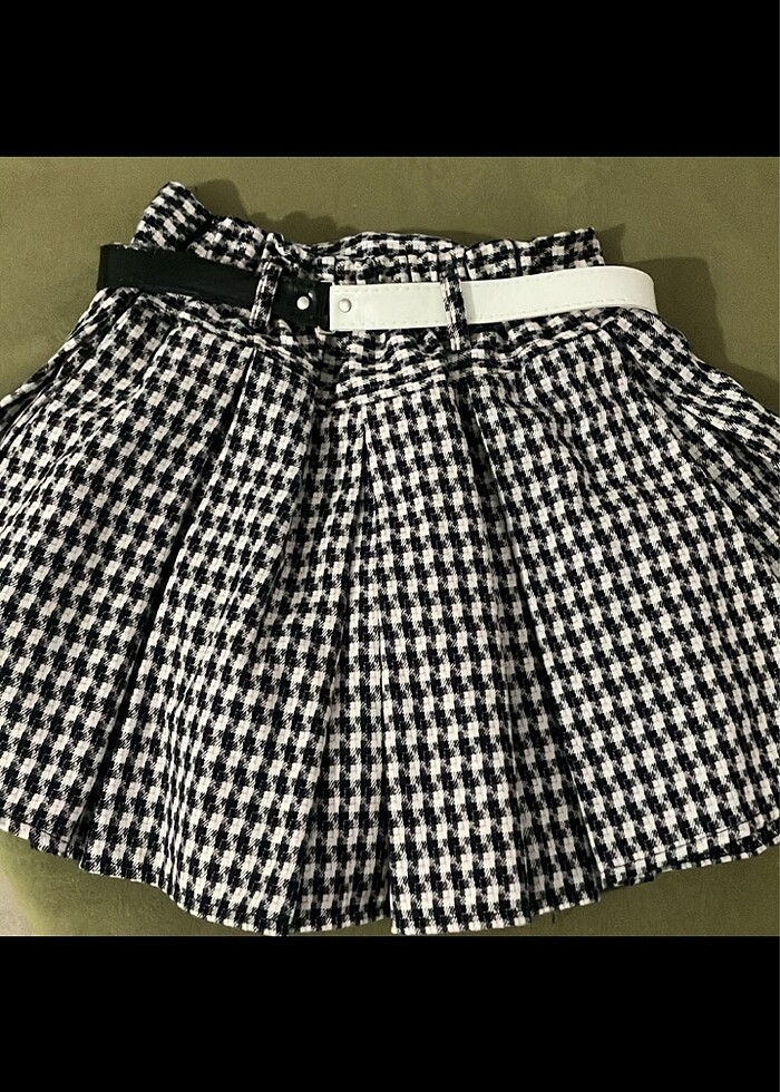 Pitikareli çocuk etek - Görsel 4