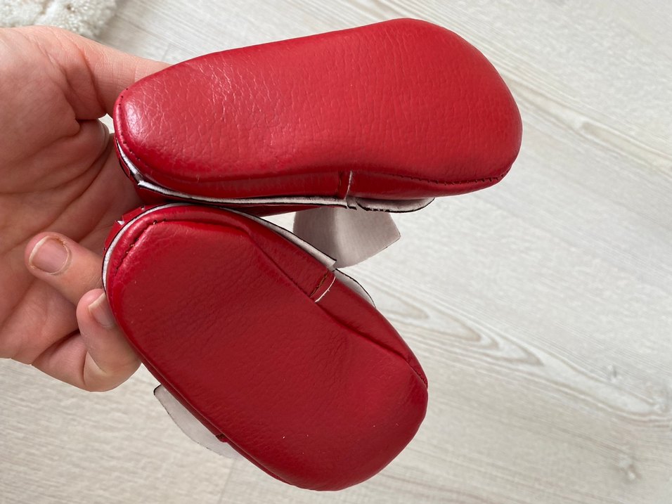 Kız Çocuk Kırmızı Fiyonklu Babet - Görsel 3