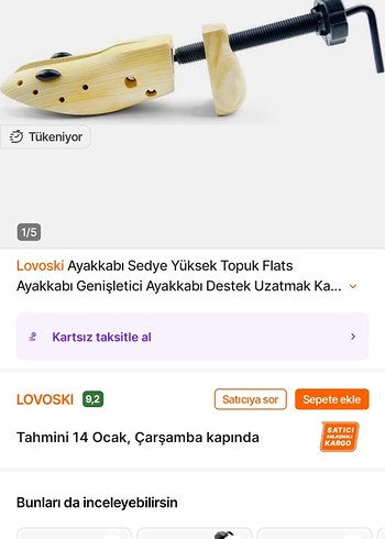 Bej Ahşap Ayakkabı Kalıbı - Görsel 2