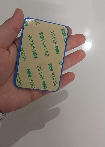 Mavi Telefon Tutucu Vakumlu - Görsel 2