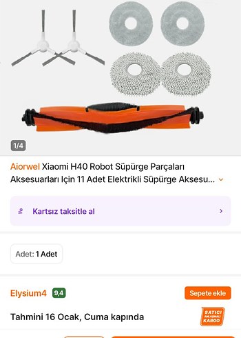 Gri ve Beyaz Robot Süpürge Yedek Parçaları - Görsel 2