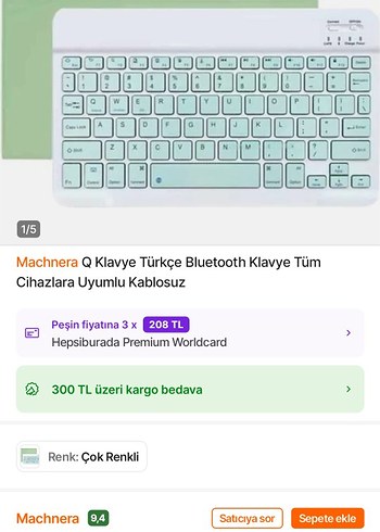 Kablosuz Bluetooth Siyah Klavye - Görsel 4