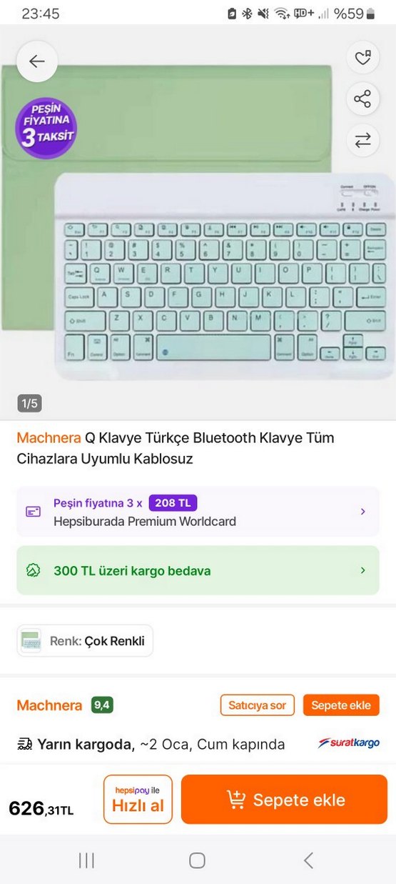 Kablosuz Bluetooth Siyah Klavye - Görsel 4