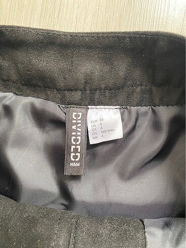 xs Beden H&M mini etek