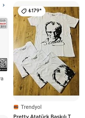 Atatürk baskılı t-shirt 