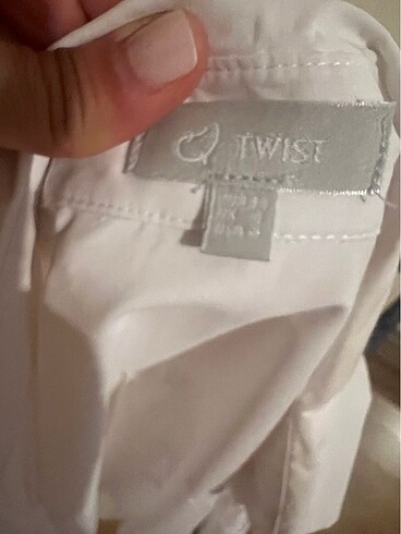 s Beden Twist gömlek elbise