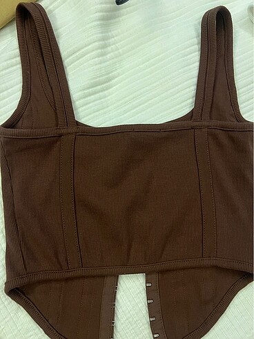 m Beden kahverengi Renk Dilvin crop