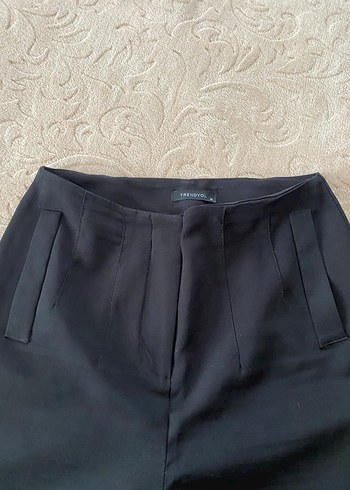 Kadın Siyah Kumaş Pantolon - Görsel 4