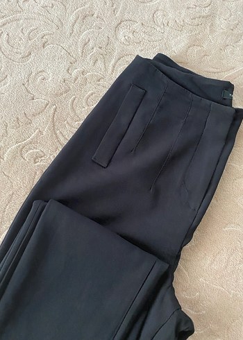 Kadın Siyah Kumaş Pantolon - Görsel 3