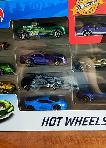  Hot wheels 10'lu set