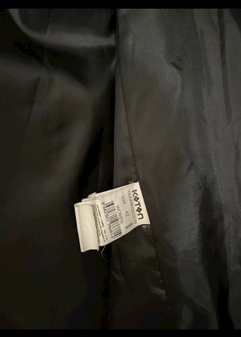 Düğmeli Siyah Uzun Kaban - Görsel 3