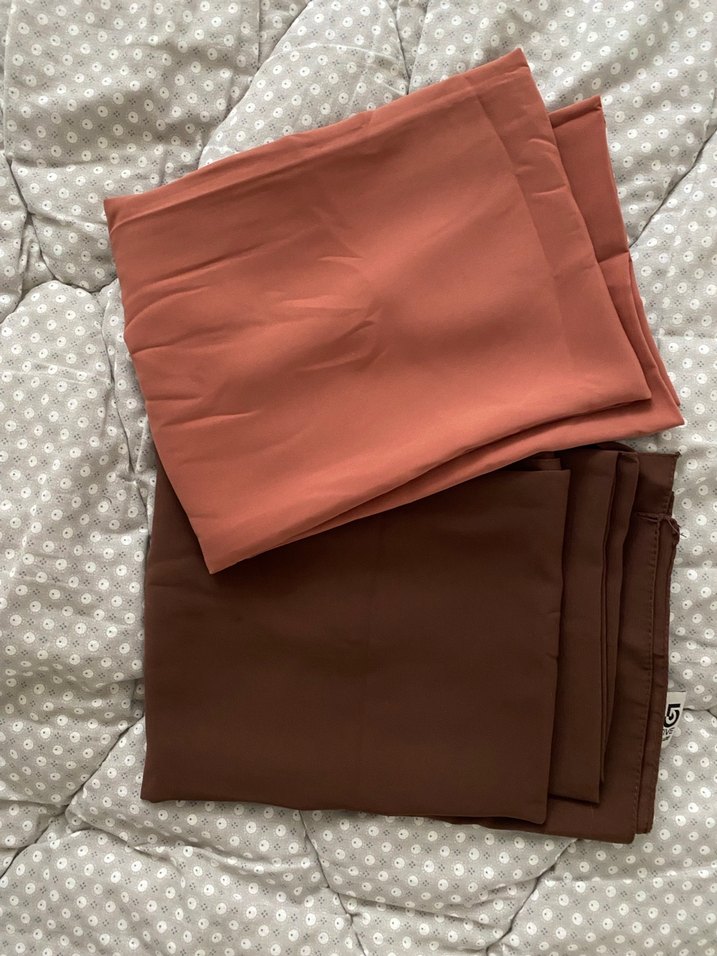 Kadın Kahverengi şal - Görsel 2