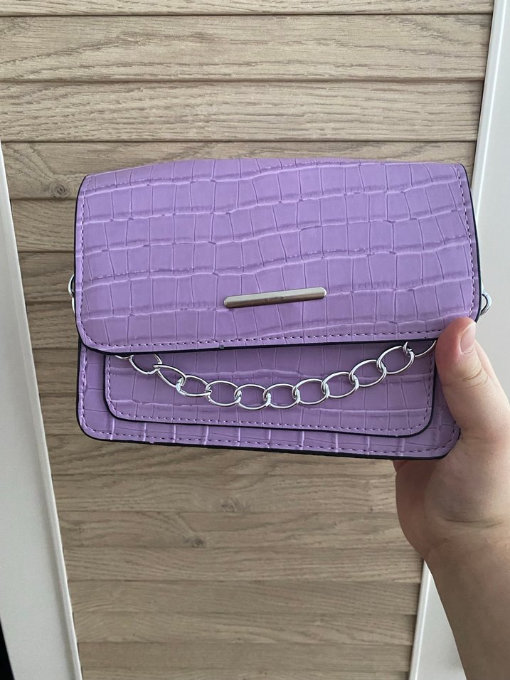 Pembe Süet Tokalı Kadın Cüzdanı - Görsel 3