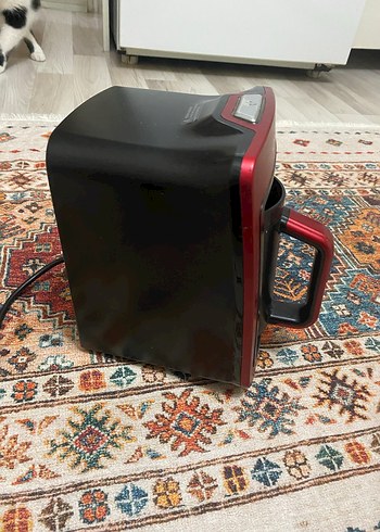 Kırmızı Siyah Kahve Makinesi - Görsel 4