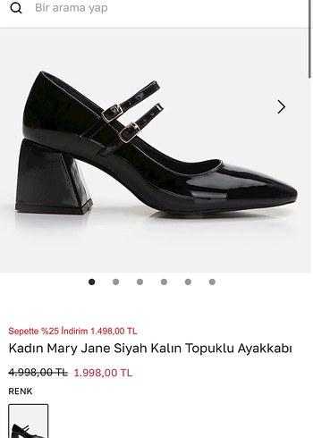 Hotiç Kadın Siyah Mary Jane Kalın Topuklu Ayakkabı