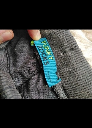 11-12 Yaş Beden Funky rocks pantolon