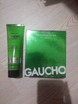 Farmasi gaucho erkek parfümü hediye krem vücut losyonu duş jeli 