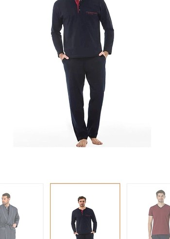 Pierre Cardin 5 Li Uzun & Şortlu Pijama Robdöşambır Damat ÇeyizS - Görsel 4